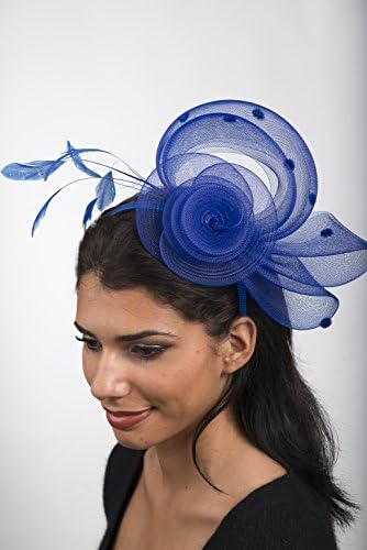 Fascinators Cocktail Hat - 5610H (Royal)
