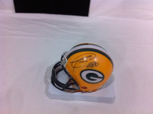 Donald Driver Hand Signed Autographed Green BAY Packers Mini Helmet