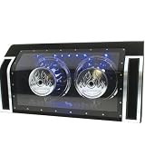 Audiobahn ABP122J 800W RMS, Dual 12-Inch Slot Tuned Bandpass Loaded Subwoofer Enclosure