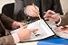 Wallmonkeys Peel and Stick Wall Decals - Photo of Several Human Hands in a Working Environment - Removable Graphic