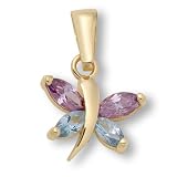 Miore-Joven MA121PY Anhänger 18 Karat/750 Gelbgold Schmetterling