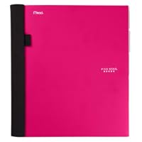 Five Star Advance Notebook, 5-Subject, 200-Count, College Ruled, Pink (72313)