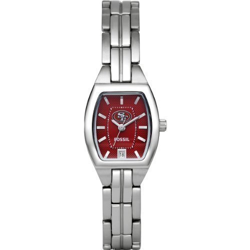 Fossil Women's NFL1177 NFL San Francisco 49ers Round Dial Watch