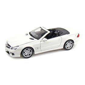2009 Mercedes-Benz SL 63 AMG Convertible 1/18 White