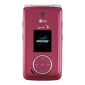 LG  Muziq LX-570  Phone, Extreme Pink (Sprint)