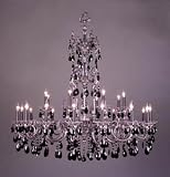 Classic Lighting 57065 MS CBK Via Lombardi Millenium Silver Chandelier Millenium Silver