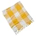 Utah Checkered Scarf - Yellow