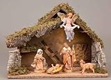 Fontanini 5-Inch Figure with 11-Inch Italian Stable, 5-Piece