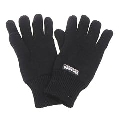Strick-Fingerhandschuhe mit F�tterung schwarz S-XL