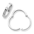 14K White Gold Lockshank Ring Shank