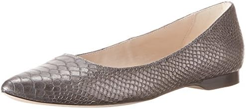 Cole Haan Women's Magnolia Skimmer,Gunmetal Metallic Snake Embossed,5.5  B US