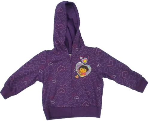Dora the Explorer Baby-girls Infant Hooded Jacket with Zipper