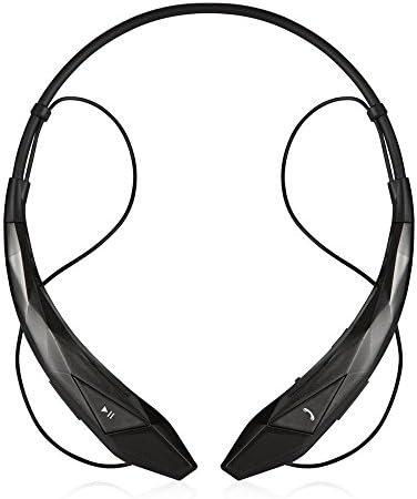 WONFAST® Wireless Bluetooth Music Stereo Headset Headphone Neckband Style for iPhone Samsung Cell Phone iPad -Black