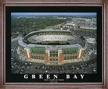 Green Bay Packers- New Lambeau Field - Framed 26x32 Aerial Photograph