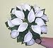 Silk Wedding Flowers White Silk Cala Lily Brides bouquet