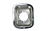 Rugged Ridge Stainless Steel Trim Accessories Gas Tank Covers, Lighting Accessories, & Misc. Jeep Wrangler 1987 to 1995 (YJ) Gas Tank Filler Cover