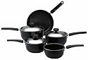 Meyer Prestige skyline 5 pc non stick pan set black