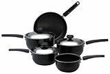 Meyer Prestige skyline 5 pc non stick pan set black  from Prestige