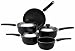 Meyer Prestige skyline 5 pc non stick pan set black