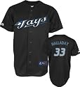 Roy Halladay Jersey: Adult 2009 Majestic Alternate Black Replica #32 Toronto Blue Jays Jersey