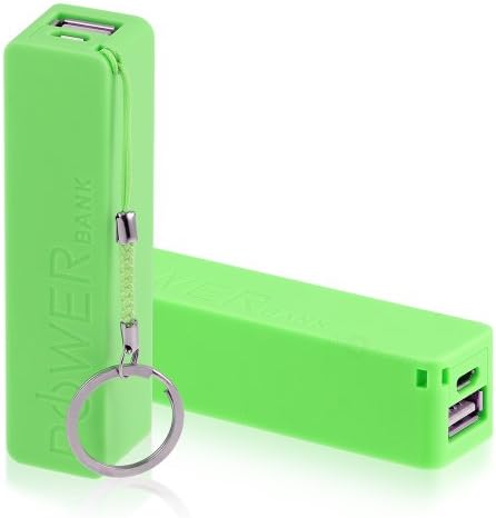 Chromo Inc. Styleworthy Scented Universal Portable Power Bank Rechargeable Backup Battery Grade A 2600 mAh Compatible with Apple iPhone 5, 4, 4S, 3GS, 3/ Samsung Galaxy S4, S3, S2/ Blackberry Q10, Z10 and Most Other Smartphones - Mint Green
