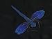 Hand-Painted 100% Silk Scarf - Dragonfly on Various Background Colours