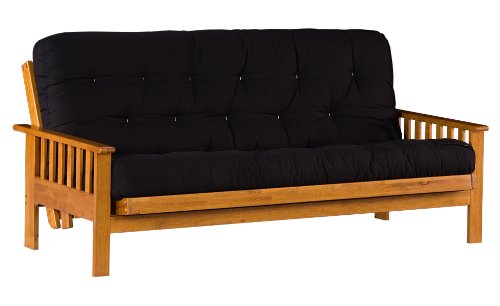 6 #605 1Foam Futon Full Black