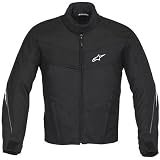 Alpinestars Barcelona Men's Leather On-Road Motorcycle Jacket - Color: Black, Size: 54
