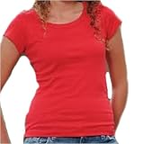 Bella Baby Rib Short Sleeve Scoop Neck T-Shirt