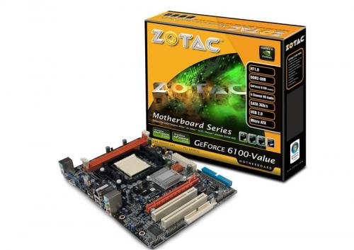 Zotac GF6100-B-E MCP61P GeForce 6100 nForce 430 Raid 0,1 8xUSB2.0 6-Channel HD Audio Motherboard