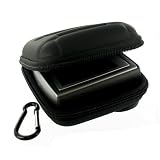 Leather Carry Case for TomTom 125 130 130S 3rd Edition GPS. Compatible with 3.5 LCD Models. Choose from Black or Pink (GPS Not Included)