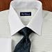 Horizontal Stripe French Cuff Dress Shirt