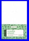 Comfy Baby Super Soft Microfiber Fitted Cradle Sheet (White)