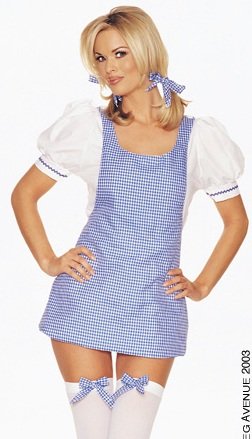 Dorothy Dress Fairytale Sexy Adult Halloween Costume Skimpy Naughty Wizard of Oz Fairy Tale Outfit