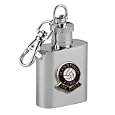 Mansfield Town 'The Stags' Football Club 1oz Keyring Hip Flask by Football Clubs