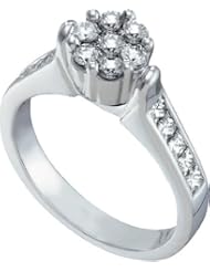 0.78CTW DIAMOND FLOWER RING