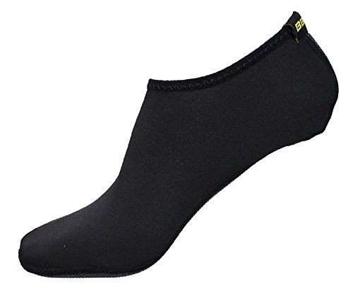 BBA Water Skin Shoes Aqua Socks for Beach Swim Surf Yoga Exercise (XXXL (US M:11-12, W:12-13), Black)