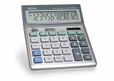 Royal Machines XE120 Calculator with 12 Digit Extra Large Angled Display, Solar and Battery Power