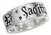 Sterling Silver Sagittarius Zodiac Band Ring