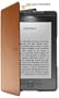 Custodia Amazon in pelle con luce per Kindle, colore: Marrone chiaro (adatta solo per Kindle)