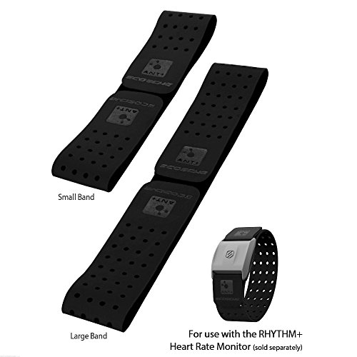 Scosche Rhythm+ Replacement Strap - Black Velcro Strap For Scosche Rhythm+ Optical Heart Rate Monitor Armband