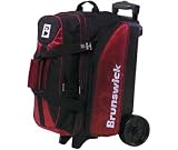 Brunswick Flash 2 Ball Roller Black/Burgundy