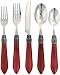 Hampton Forge Argent Sophia 20-Piece Flatware Set, Red