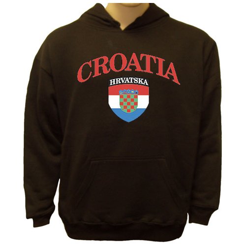 Croatia Crest Sweatshirt, Croatian Flag Hoodie