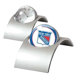 New York Rangers NHL Spinning Desk Clock by Great American Products
