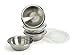8 Piece Stainless Steel Prep Bowls Set with Lids