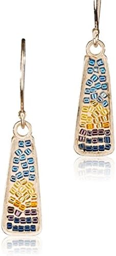Micro Mosaic Sunset Earrings by Bodil Lund