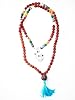Seven Chakra Balancing Gemstone Japamala Rudraksha Meditation Prayer Mala 108+1