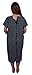 Smart Hospital Delivery Gown (L/XL, Navy Polka Dot)