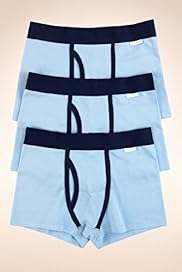 3 Pack Autograph Superfine Pure Cotton Wide Waistband Trunks